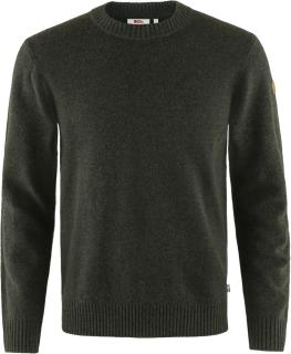 fjellreven Övik round-neck sweater herre - dark olive