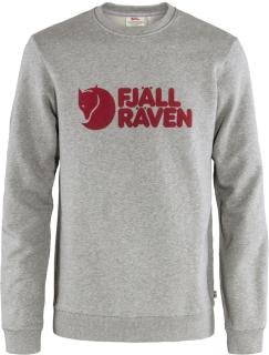 fjellreven fjällräven logo sweater herre - grey - melange