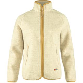 fjellreven vardag pile fleece dame - chalk white
