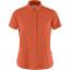 fjellreven high coast lite shirt ss dame - rowan red
