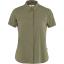 fjellreven high coast lite shirt ss dame - green