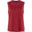 fjellreven abisko wool tank top dame - pomegranate red