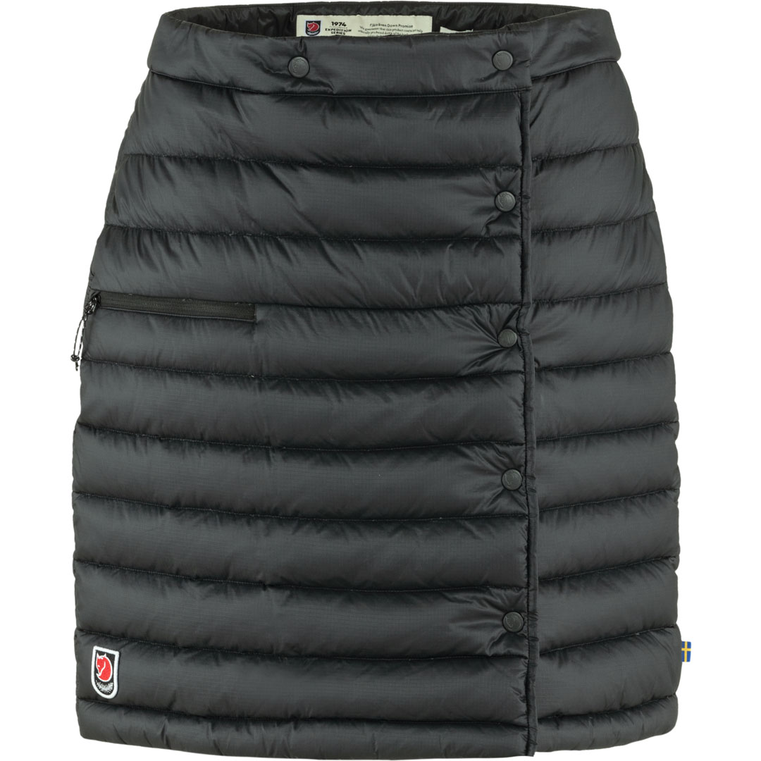 fjellreven expedition pack down skirt - black