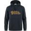 fjellreven fjällräven logo hoodie herre - dark navy