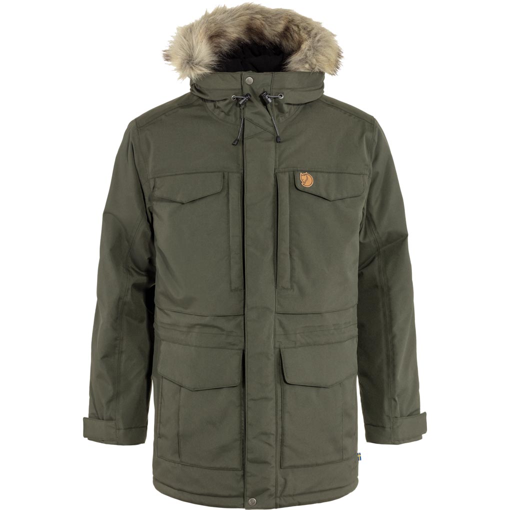 fjellreven nuuk parka herre - deep forest