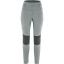fjellreven abisko värm trekking tights dame - flint grey - iron grey