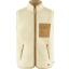 fjellreven vardag pile fleece vest herre - chalk white - buckwheat brown