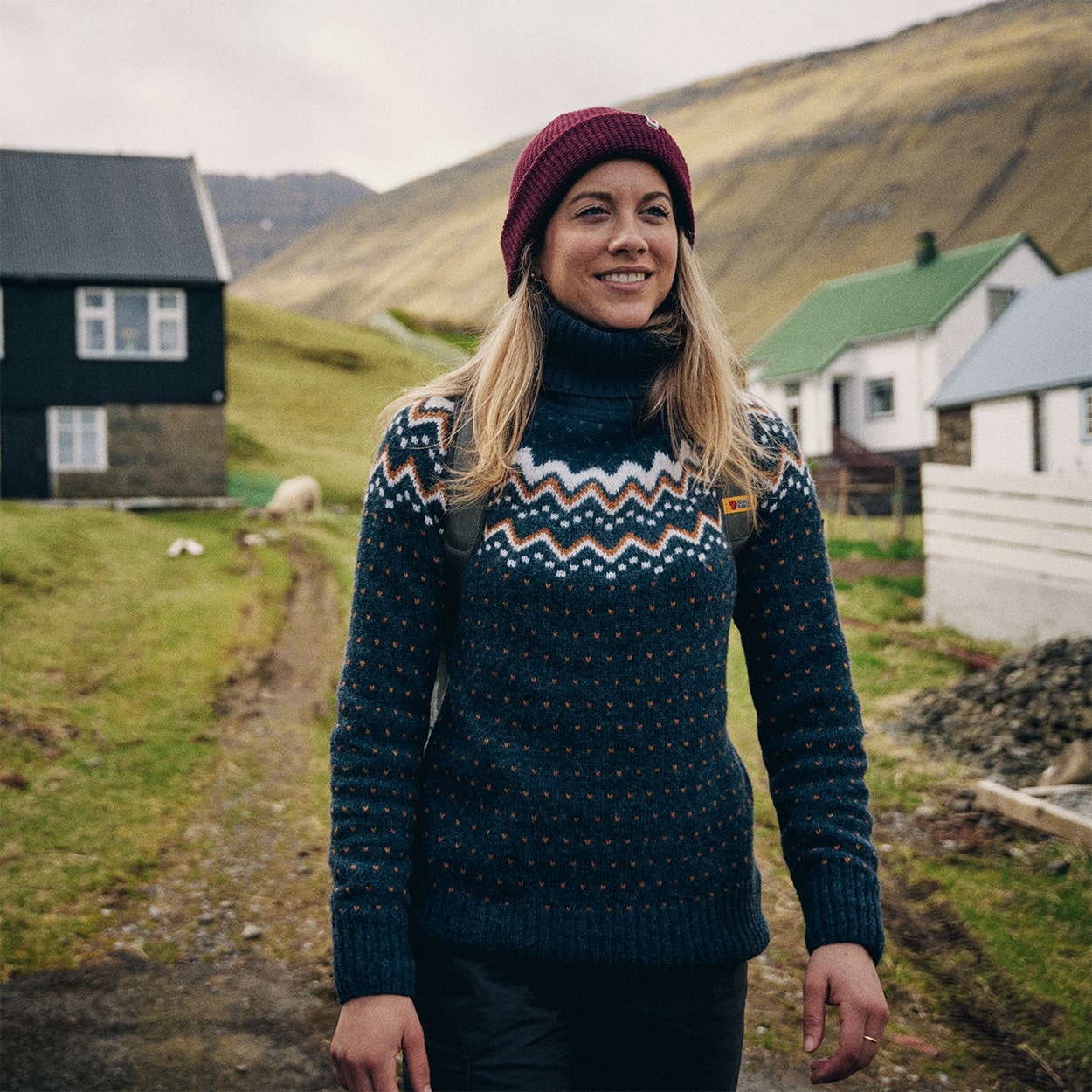 Fjällräven Övik Knit Roller Neck Dame - Image 7