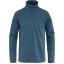 fjellreven abisko lite fleece half zip herre - indigo blue
