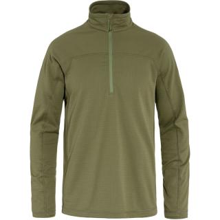 fjellreven abisko lite fleece half zip herre - green