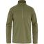 fjellreven abisko lite fleece half zip herre - green