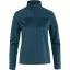 fjellreven abisko lite fleece half zip dame - indigo blue