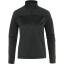 fjellreven abisko lite fleece half zip dame - black