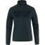 fjellreven abisko lite fleece half zip dame - dark navy