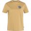 fjellreven fox boxy logo tee dame - dune beige