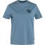 fjellreven fox boxy logo tee dame - dawn blue