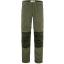 fjellreven greenland trail trousers herre - laurel green - deep forest