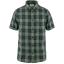 fjellreven Övik travel shirt ss herre - dark navy - patina green
