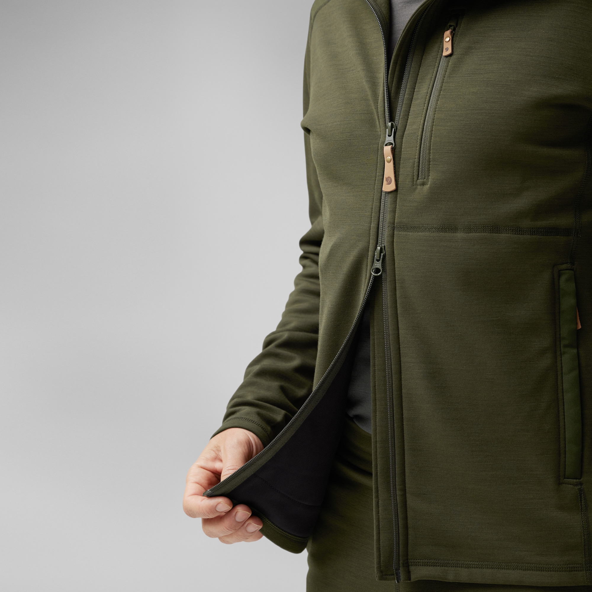 Fjällräven Keb Fleece Hoodie Herre - Image 7