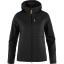 fjellreven keb fleece hoodie dame - black