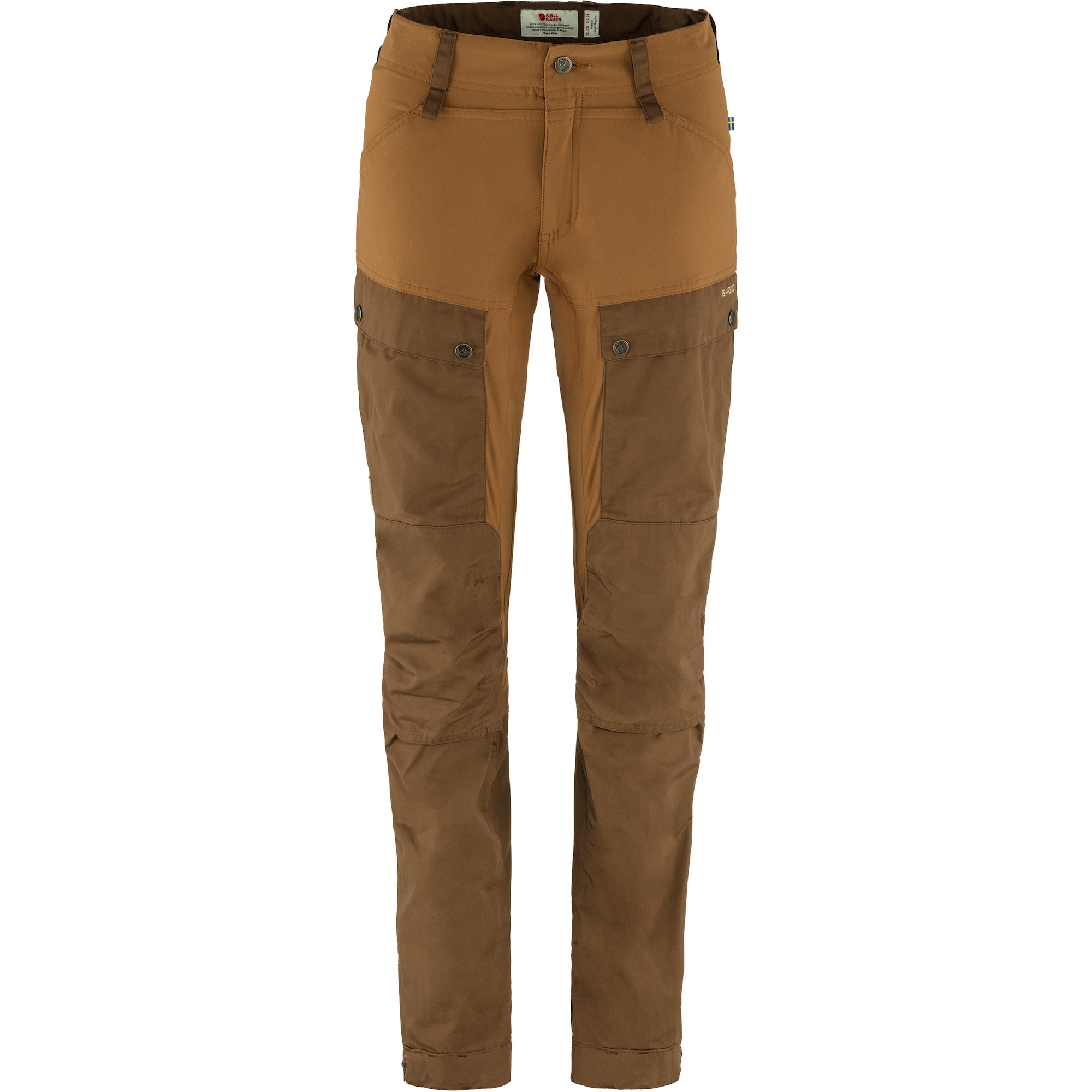 fjellreven keb trousers dame - timber brown - chestnut