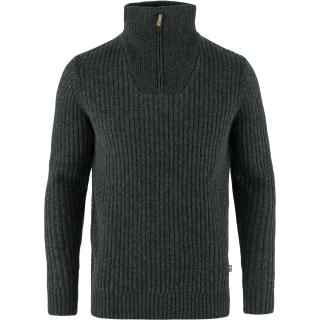 fjellreven Övik half zip knit herre - dark grey