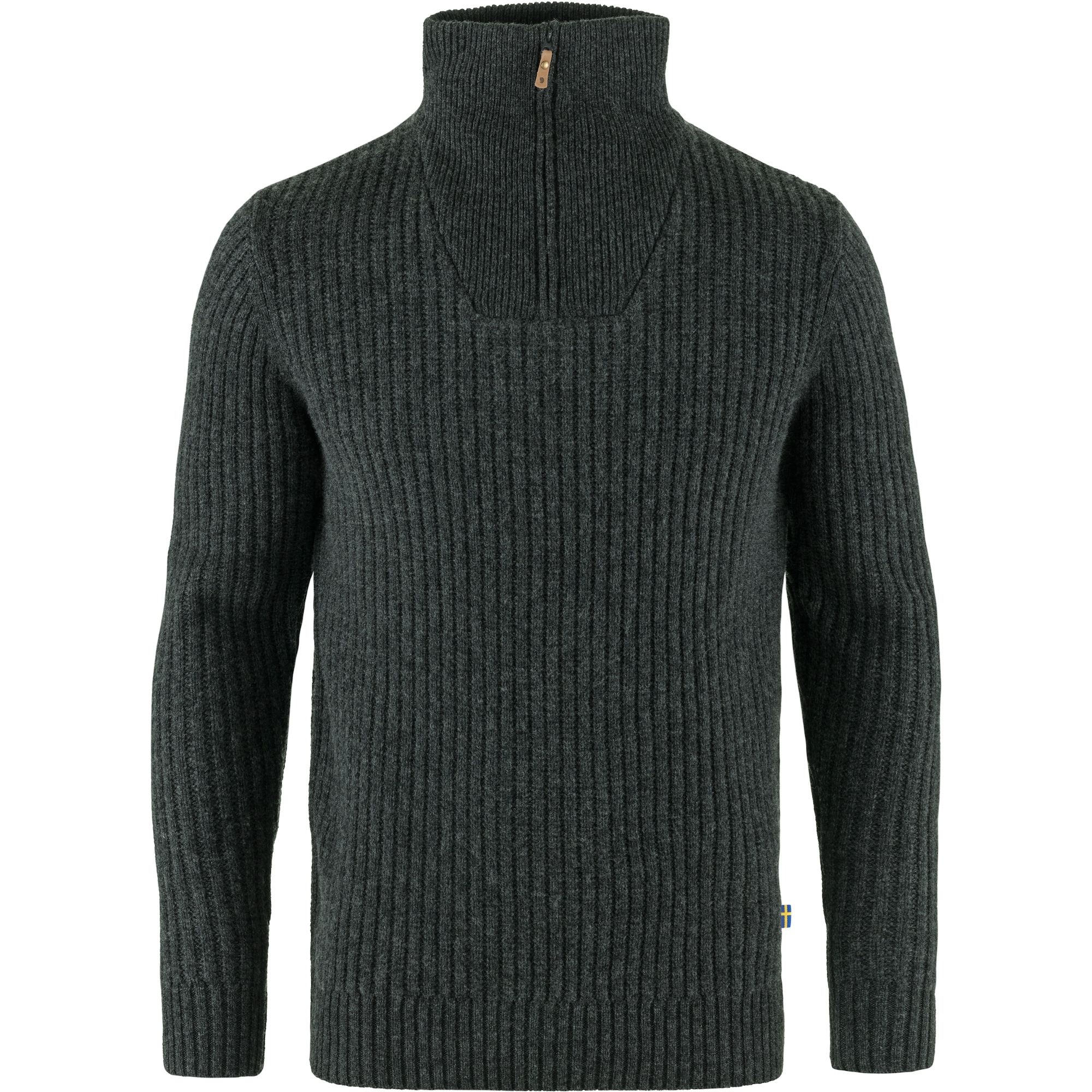 fjellreven Övik half zip knit herre - dark grey