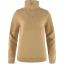fjellreven Övik half zip knit dame - dune beige