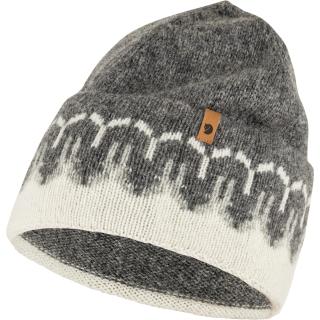 fjellreven Övik path knit beanie - chalk white - grey