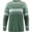 fjellreven Övik path knit dame - deep patina - misty green