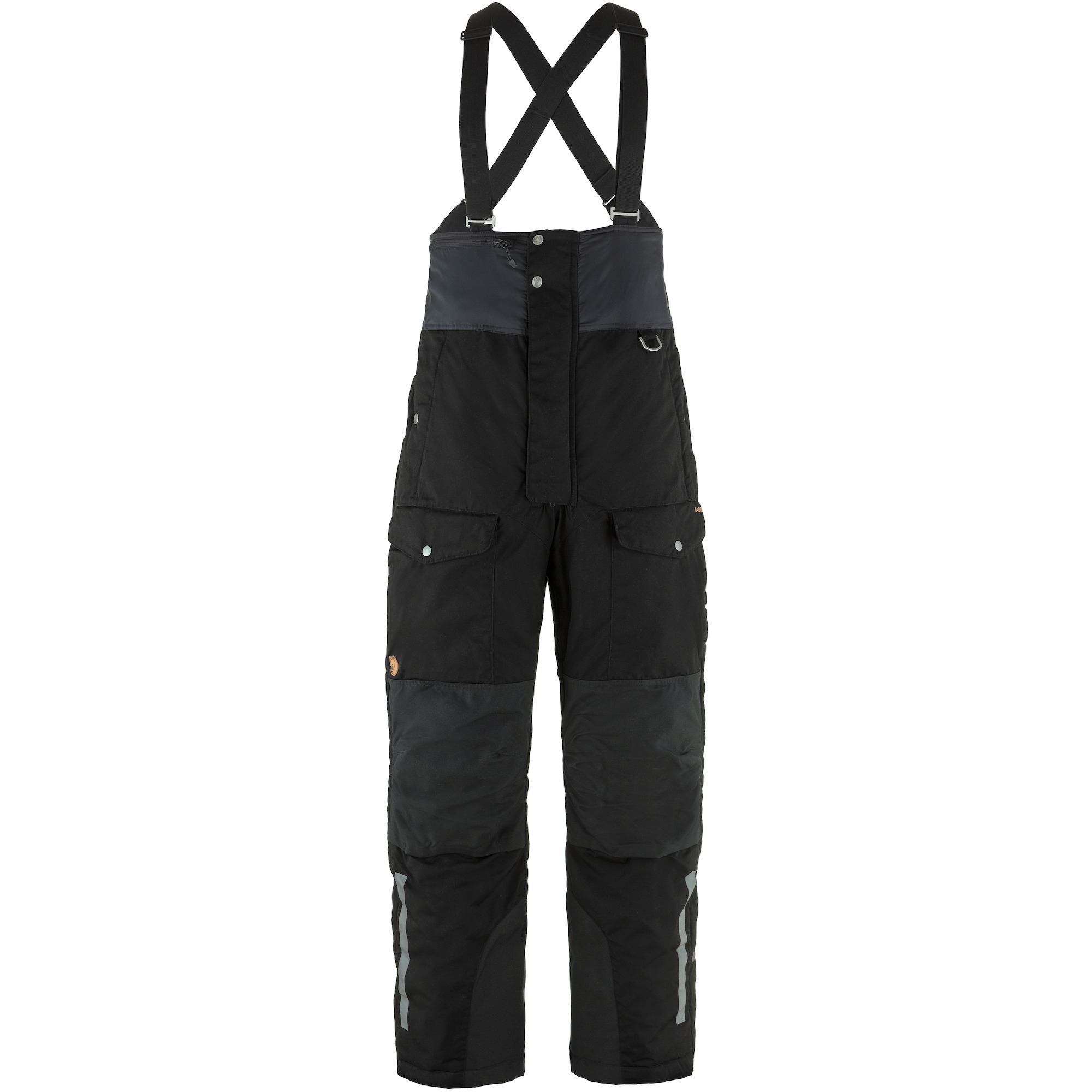 fjellreven polar bib trousers herre - black