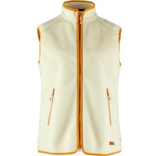 fjellreven vardag pile fleece vest dame - chalk white