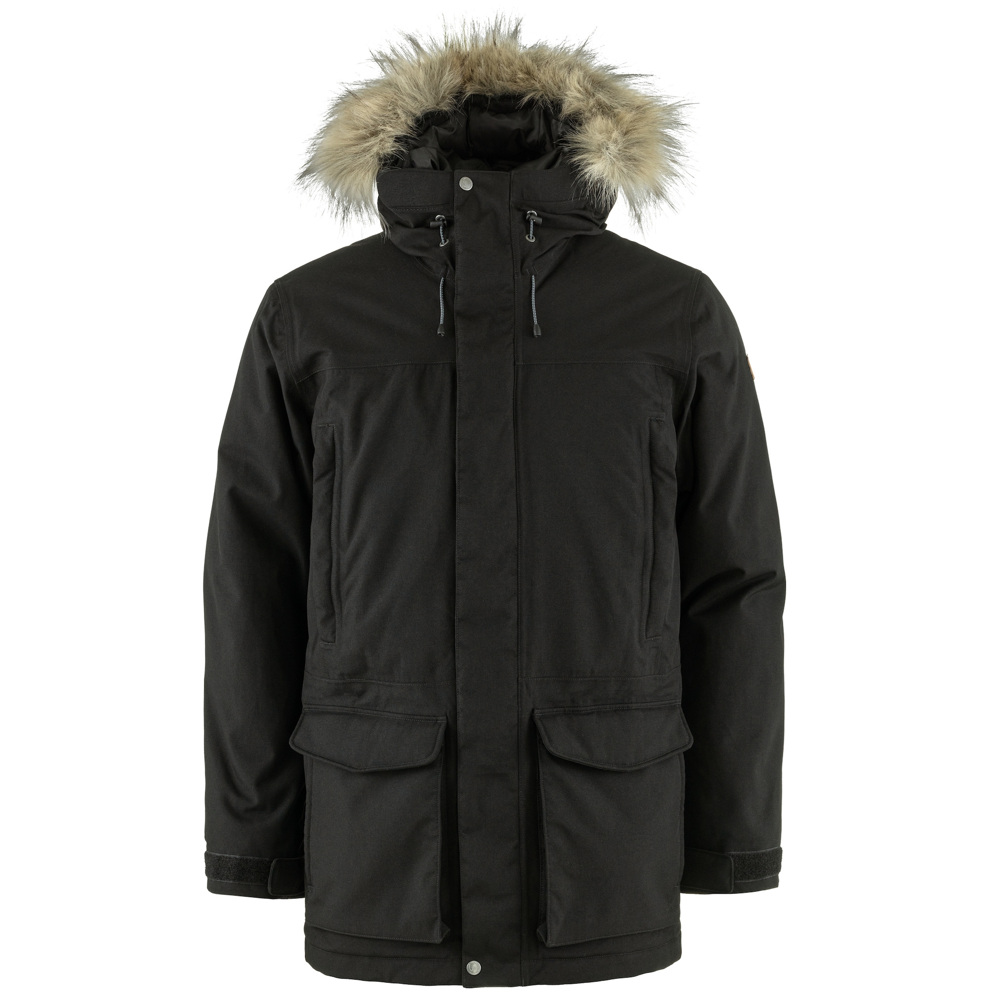 fjellreven nuuk lite parka herre - black