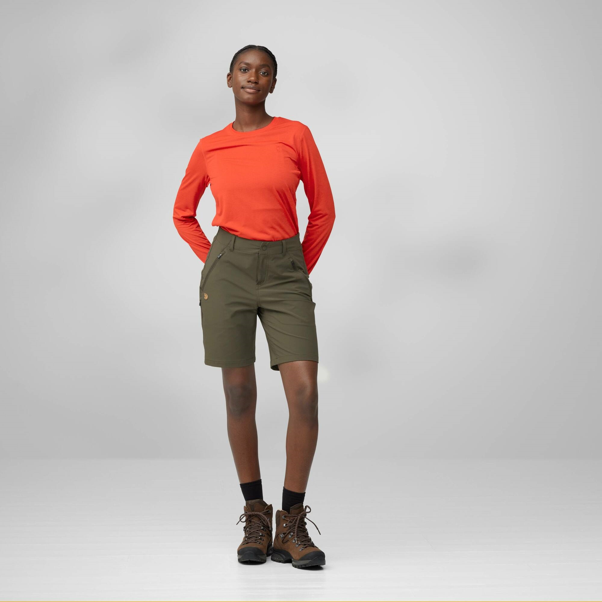 Fjällräven Abisko Trail Stretch Shorts Dame - Image 3