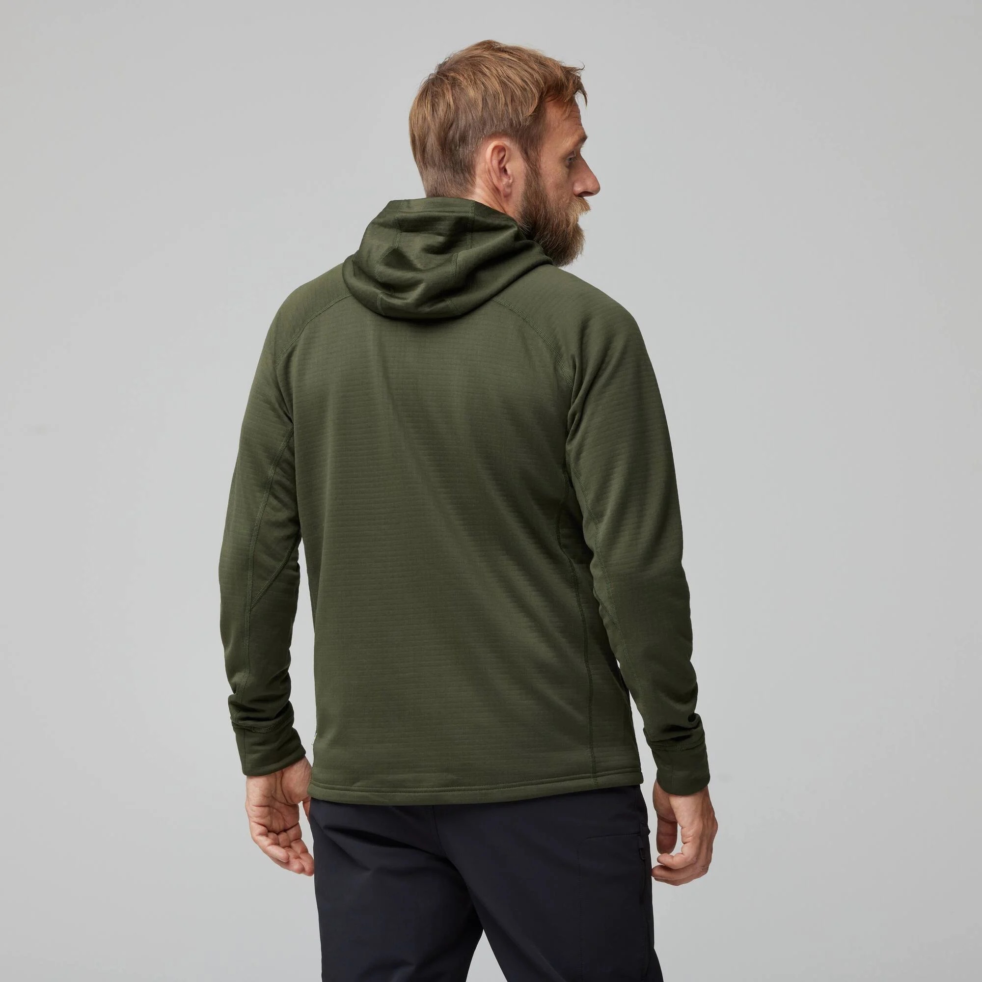 Fjällräven Abisko Grid Fleece Hoodie Herre - Image 5