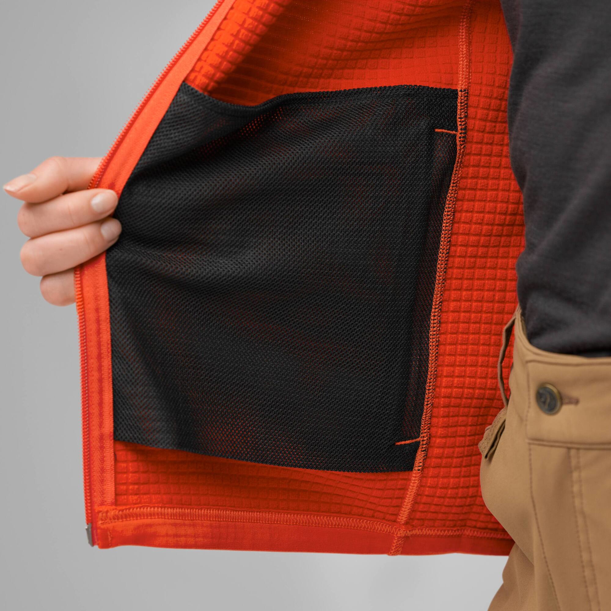 Fjällräven Abisko Grid Fleece Hoodie Dame - Image 9