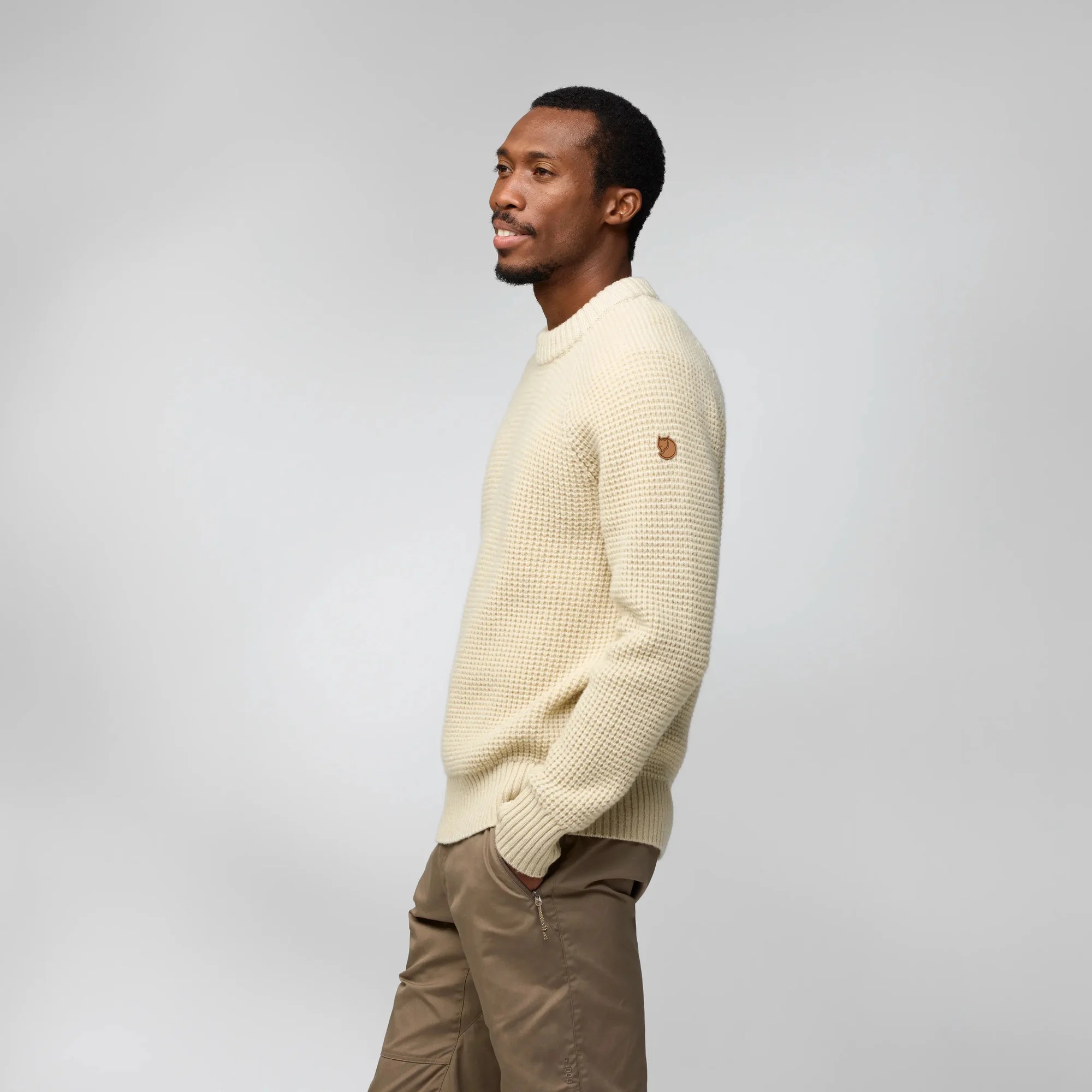 Fjällräven Övik Waffle Knit Herre - Image 4