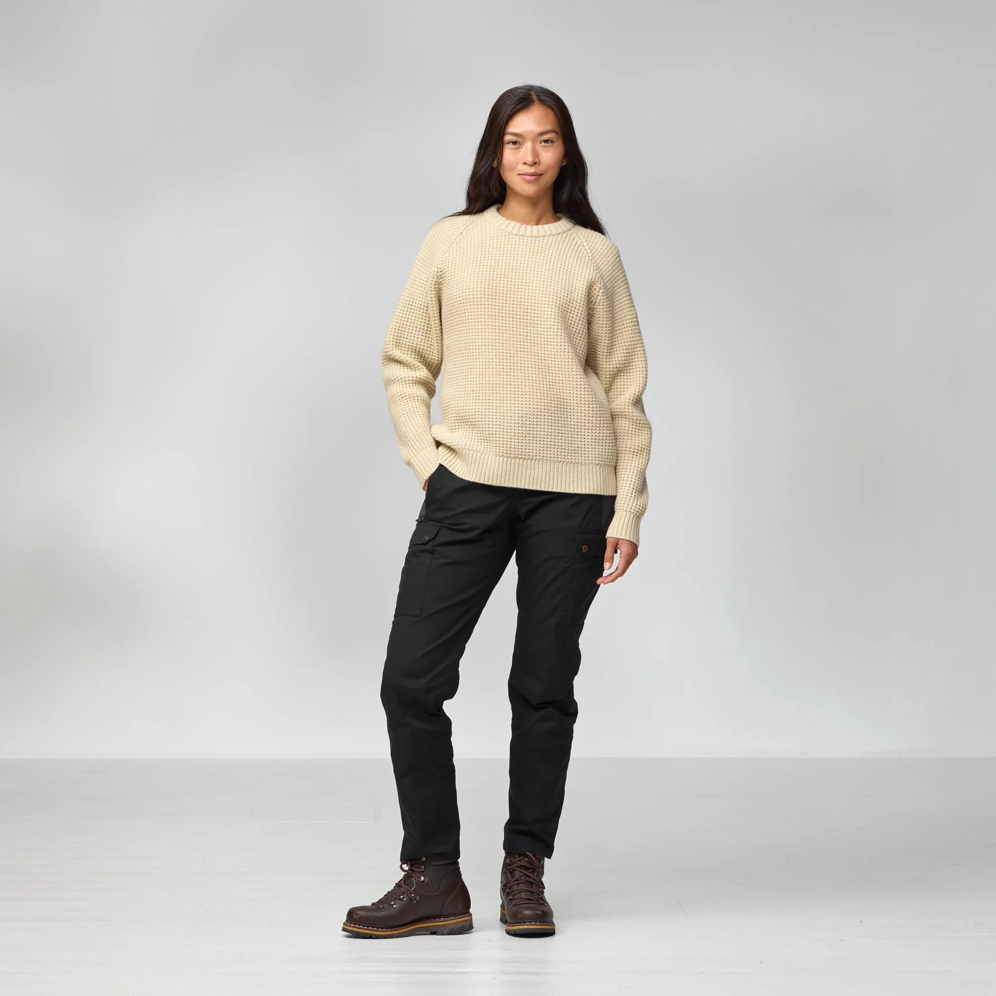 Fjällräven Övik Waffle Knit Dame - Image 3